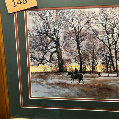 Framed Matted Print Unknown artist