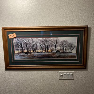 Framed Matted Print Unknown artist