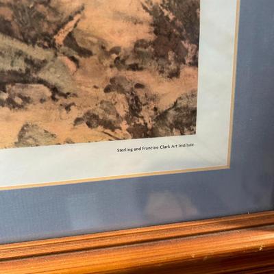 A Dash for the Timber by Frederic Remington Framed Print