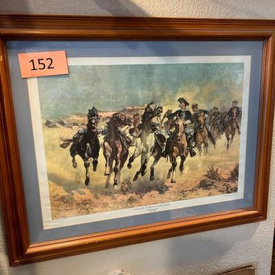 A Dash for the Timber by Frederic Remington Framed Print