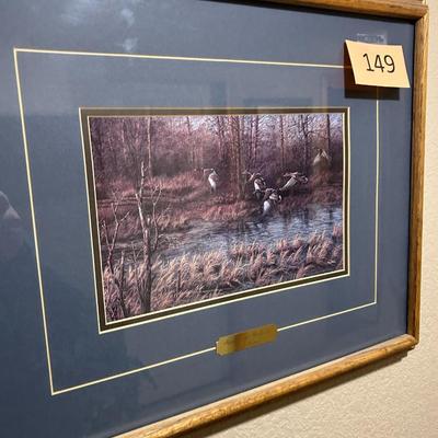Terry Redlin Print "Apple River Mallards 1977