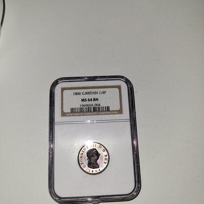 1806 Great Britain 1/4P