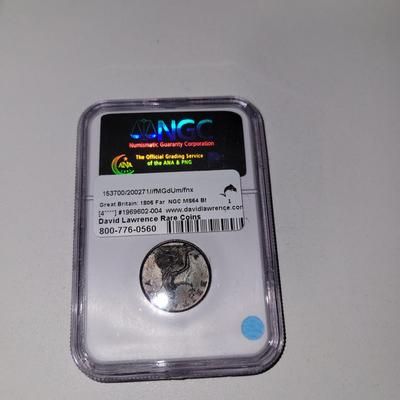 1806 Great Britain 1/4P