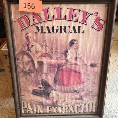 Vintage Dalley's Magical Pain Extractor Poster