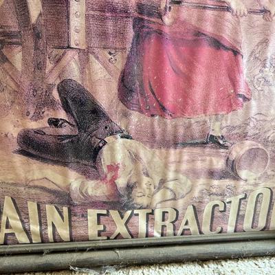 Vintage Dalley's Magical Pain Extractor Poster