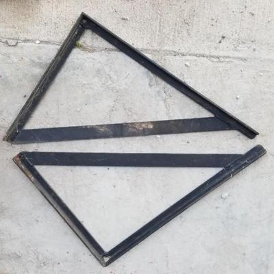 2 Steel Support Stands