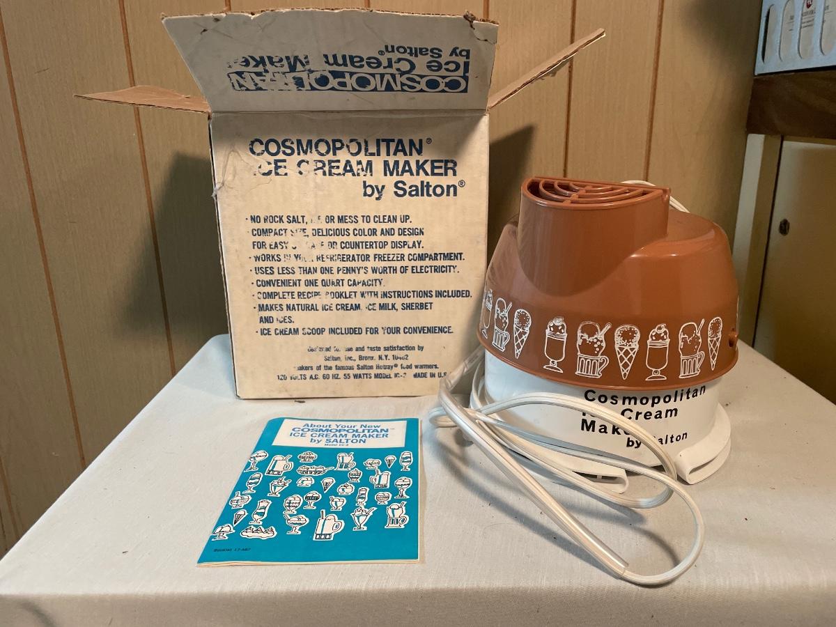 Salton ice cream maker hotsell