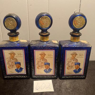 Vintage American Legion Decanters
