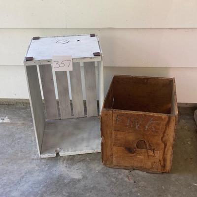 Vintage Wood Boxes