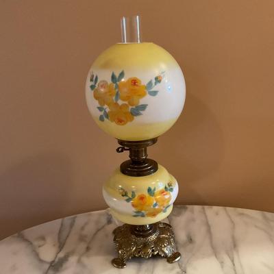 Vintage Hand-painted Banquet Style Lamp