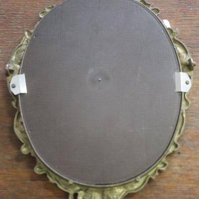 Mirror in Metal Frame  11 x 7 1/2 inches