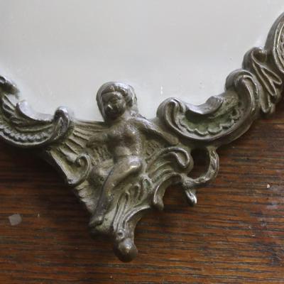 Mirror in Metal Frame  11 x 7 1/2 inches