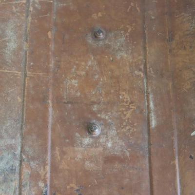 Metal Trunk - Liverpool England  29 x 21 x 19 1/2