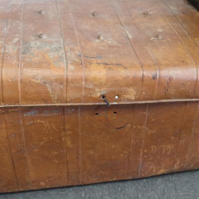 Metal Trunk - Liverpool England  29 x 21 x 19 1/2