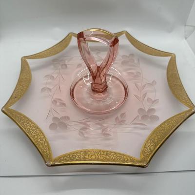 Tiffin Ramler Rose Depression Glass