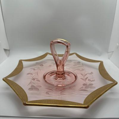 Tiffin Ramler Rose Depression Glass