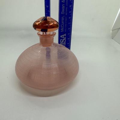 Vtg Petite Depression Glass Decanter