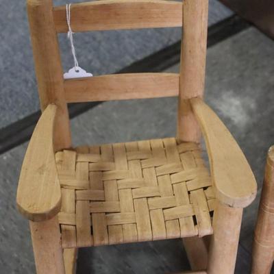 3 Cane Rockers for Dolls