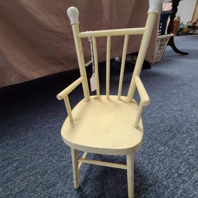 Yellow High Chair for a Doll  -  1930s