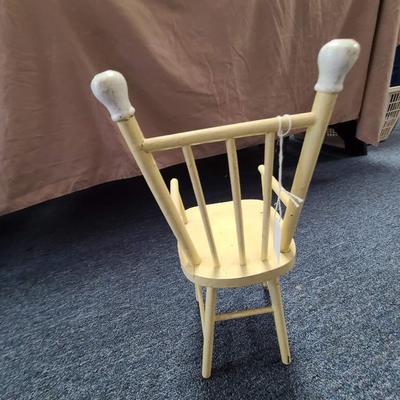Yellow High Chair for a Doll  -  1930s