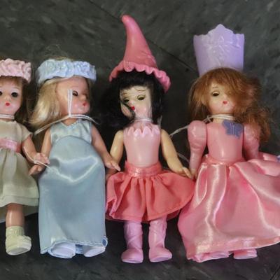 4 Small Madame Alexander Dolls
