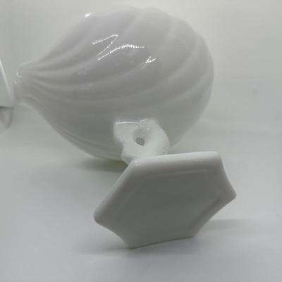 Vintage Westmoreland Dolphin Milk Glass Compote