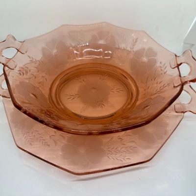 Depression Glass Dish Set
