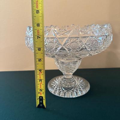 Large America Brilliant Cut Glass Bowl