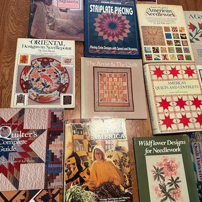 Sewing/ Quilting/ Needlepoint Book Lot