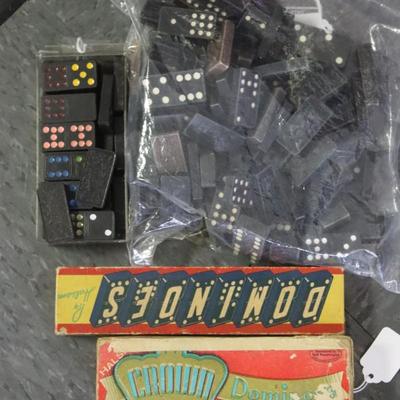 Vintage Wooden Dominos