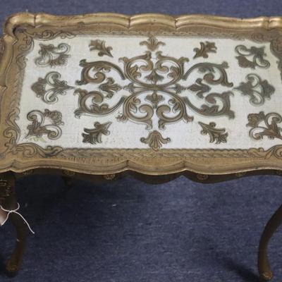 Table  - Made in Italy - 22 x 14 x 19 1/2 inches