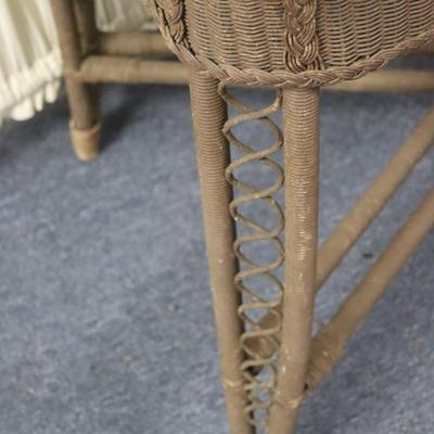 Wicker Table - 38 x 24 x 30 inches