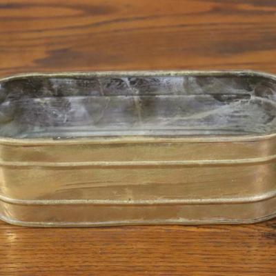 Brass Container - 3 x 9 1/2 inches