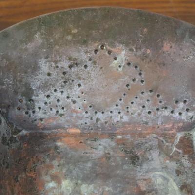 Copper Punched Bowl