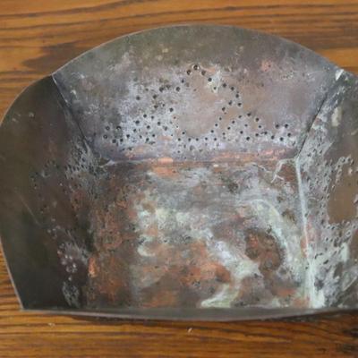 Copper Punched Bowl