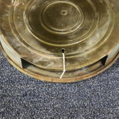 Brass Wall Plate from England - 6 inches