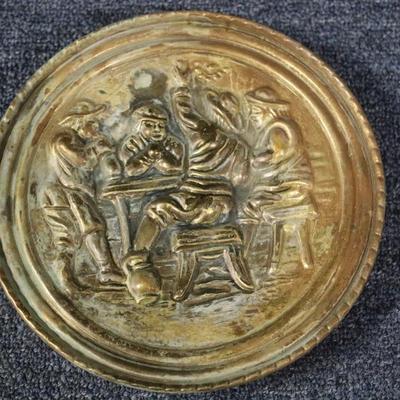 Brass Wall Plate from England - 6 inches
