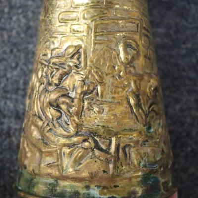 8 inch tall Brass Pitcher