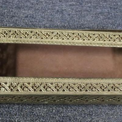 Brass Kleenex Holder - 5 x 10 inches