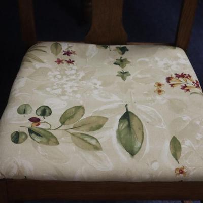 Square Oak Table with 4 Chairs
