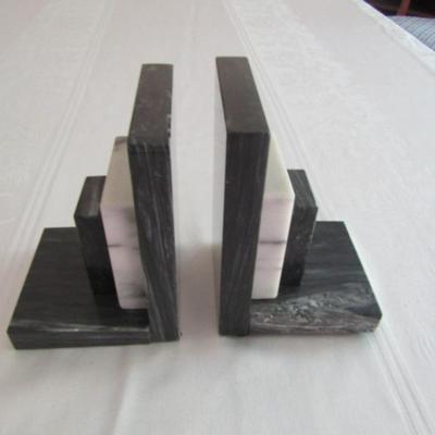 Pair of Marble Bookends