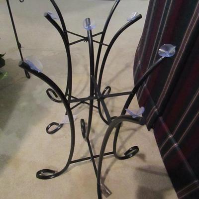 Pair of Folding Metal Plant Stands