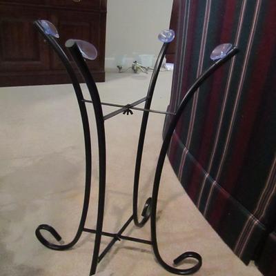 Pair of Folding Metal Plant Stands
