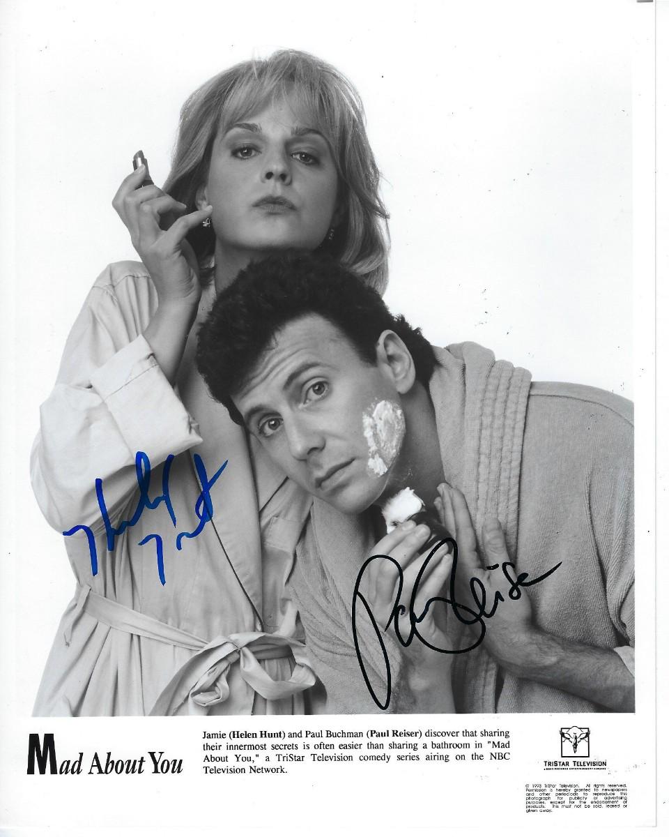 Mad About You Helen Hunt and Paul Reiser signed photo