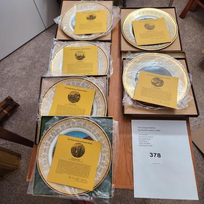6 Plates The Young America Winslow Homer US Bicentennial Society