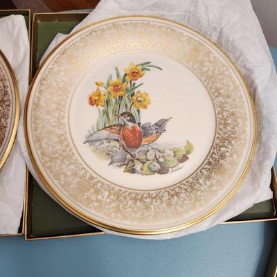 Complete set 12 Lenox Boehm Birds Series