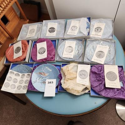 Complete set Haviland 12 days of Christmas plates Series