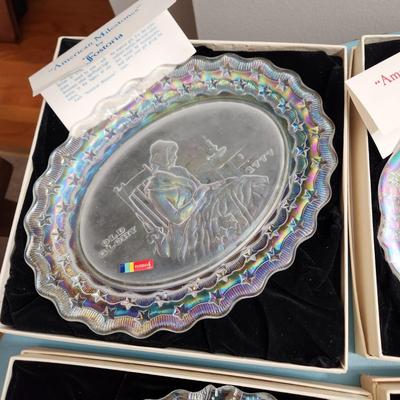 6 Fostoria Fine Crystal Plates  American Milestones
