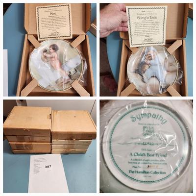 8 Hamilton Collection Child's best Friend Bessie Pease Gutmann Plates