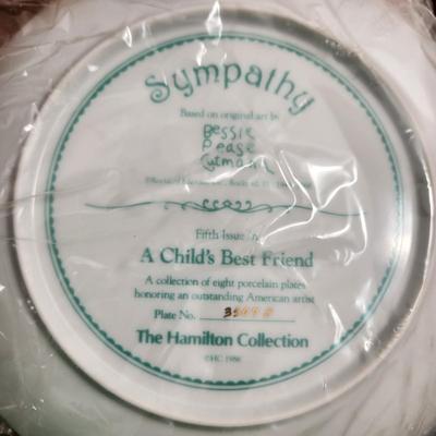 8 Hamilton Collection Child's best Friend Bessie Pease Gutmann Plates